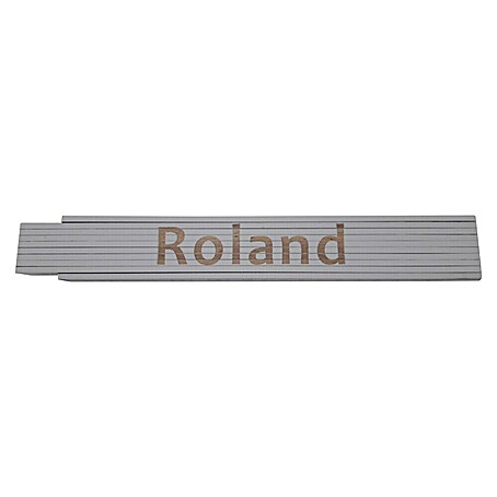 Heka Zollstock (Aufdruck: Roland, Länge: 2 m, Weiß)