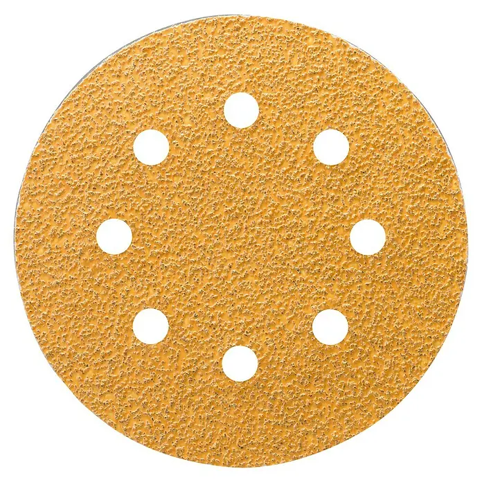 Craftomat Schleifblätter BFWP - Durchmesser: 115 mm, Körnung: 40, Gelocht - Schleifscheibe aus Schleifpapier mit Löchern. Ideal zum Schleifen von Holz und anderen Materialien. Hohe Abtragsleistung für schnelles Arbeiten.