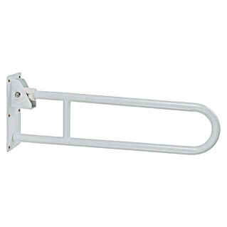 careosan Sta-op-toiletbeugel (Lengte: 60 cm, Belastbaarheid: 150 kg, Inklapbaar, Wit)