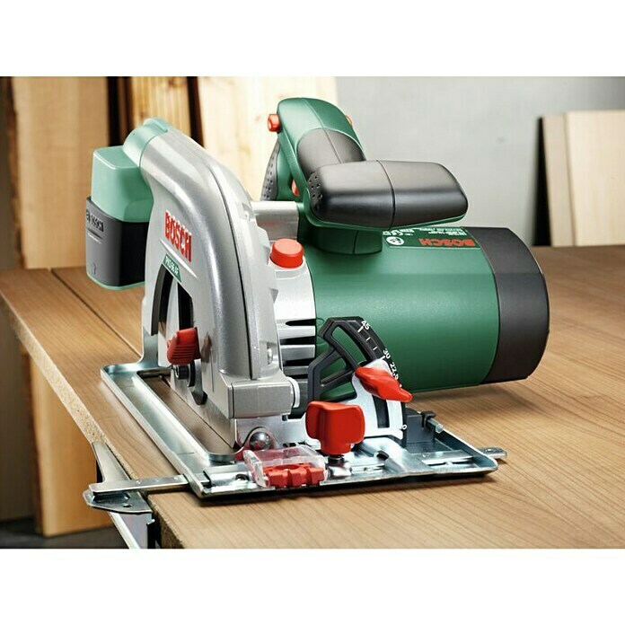 Bosch Handkreissäge PKS 66 AF1.600 W, Ø 190 mm, 5.000 U/min Front View