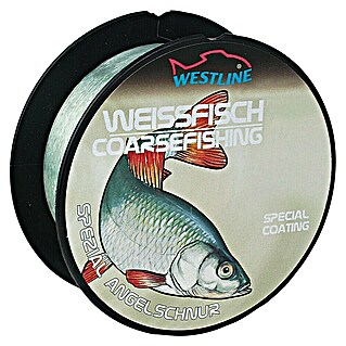 Westline Spinner vislijn Witvis 0,16 mm (Doelvis: Witvis, Ø x l: 0,16 mm x 500 m, Draagvermogen: 1,6 kg, Rietgroen)