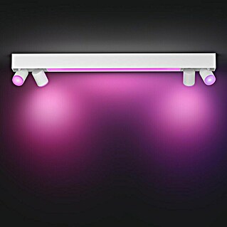 Philips Hue LED-Deckenstrahler White & Color Ambiance Centris (42,1 W, L x B x H: 8,5 x 99 x 12,7 cm, Weiß, RGBW, 5 Stk.)