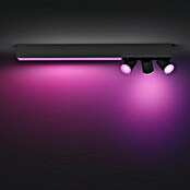 Philips Hue LED-Deckenstrahler White & Color Ambiance Centris (22,4 W, L x B x H: 8,5 x 78,2 x 12,7 cm, Schwarz, RGBW, 4 Stk.) | BAUHAUS