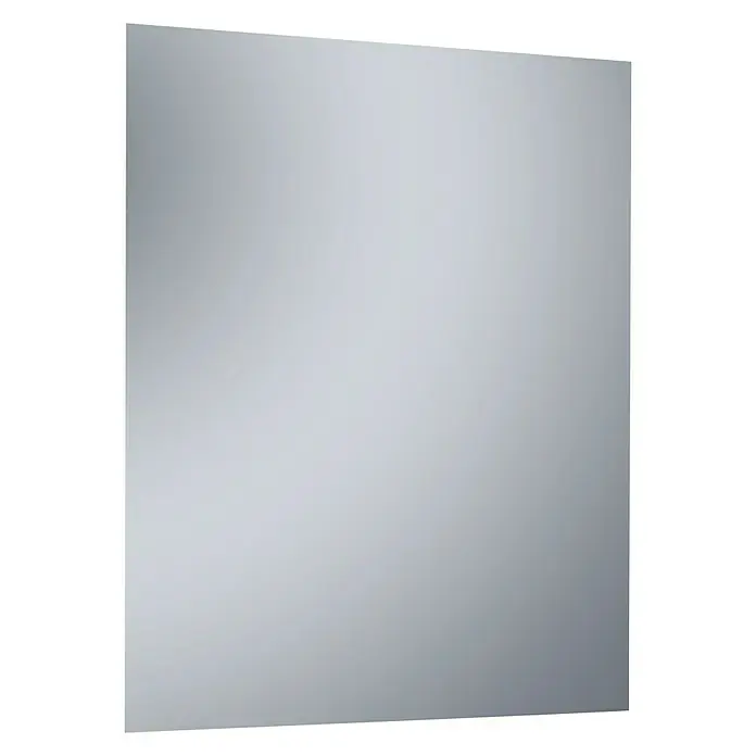 Conjunto de mueble de baño Iris - 60 cm, Nogal, 3 pzs. - Un espejo rectangular elegante con una superficie lisa y reflectante, perfecto para baños modernos o vestidores.