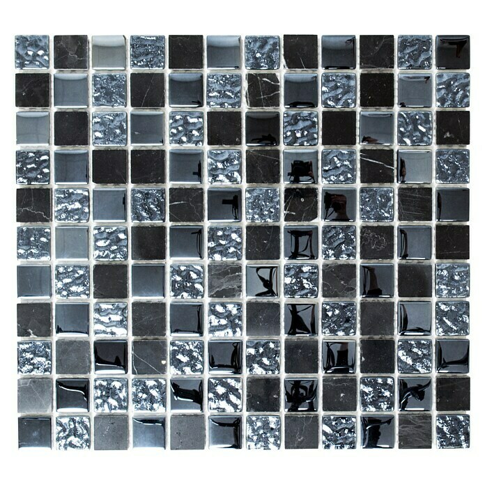 Mosaikfliese Quadrat Crystal Mix XCM M862
