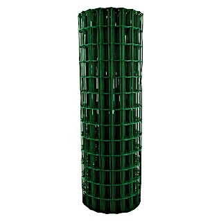 H+S Zauntechnik Viereckgeflecht Villagon 18 (L x H: 25 x 0,82 m, Maschenweite: 102 x 50 mm, Grün, Kunststoffummantelt)