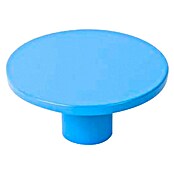Nesu Pomo para muebles 7704 Azul (Ø x Al: 40 x 23 mm, Plástico)