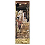 Papermoon Infrarot-Glasheizkörper Riding Horse (40 x 120 cm, 500 W)