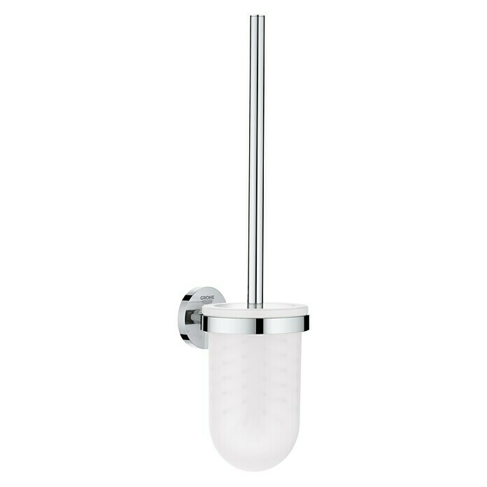 Grohe Essentials WC-BürstengarniturMit Halterung, Chrom, Glänzend Front View