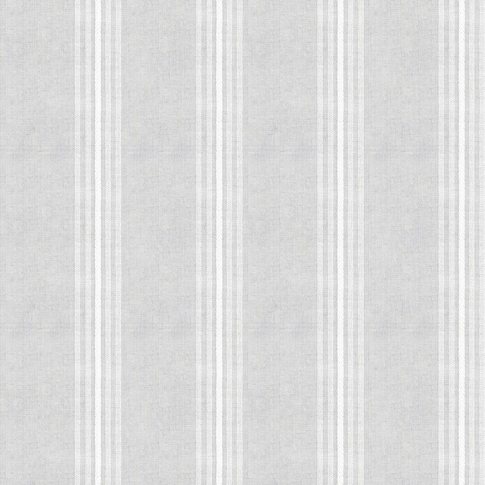 Visillo para ventana Alur (140 x 270 cm, 33% lino y 67% poliéster, Blanco/gris)