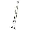 Krause Monto Sprossen-Mehrzweckleiter Tribilo (Arbeitshöhe: 6,85 m, 3 x 9 Sprossen, Aluminium)