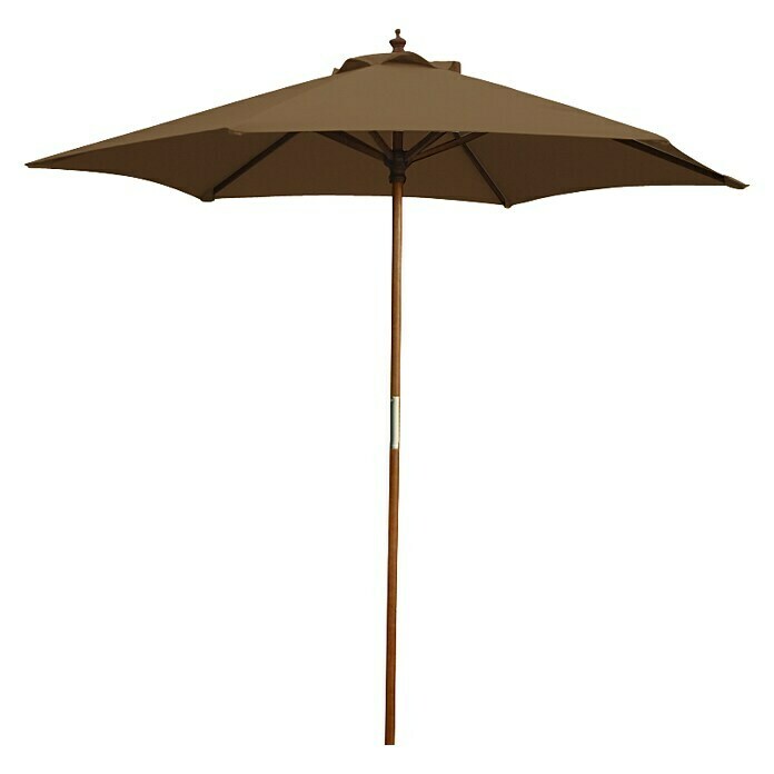 Sunfun Parasol para jardín Lian  (Taupe, Diámetro: 200 cm)