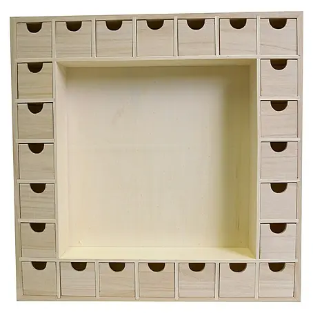 Artemio  Caja de madera Calendario Adviento