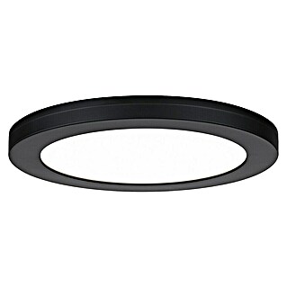Paulmann Downlight empotrable LED redondo Cover-it (19 W, Ø x Al: 22,5 x 1,9 cm, Blanco neutro, Negro)