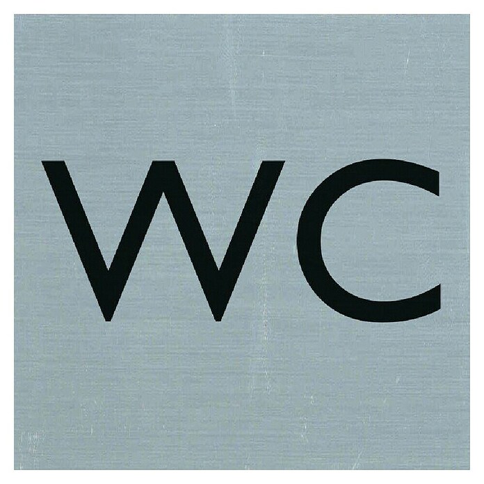 Pickup Sticker (Motief: WC, l x b: 80 x 80 mm)