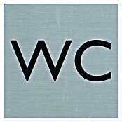 Pickup Sticker (Motief: WC, l x b: 80 x 80 mm)