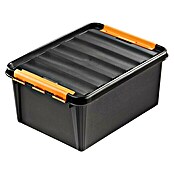 SmartStore Caja de almacenaje Robust (30 x 40 x 19 cm, Plástico, Negro)