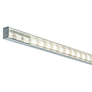 Paulmann Perfil en U con difusor para tiras LED (L x An x Al: 1 m x 2,3 cm x 1,5 cm, Aluminio)
