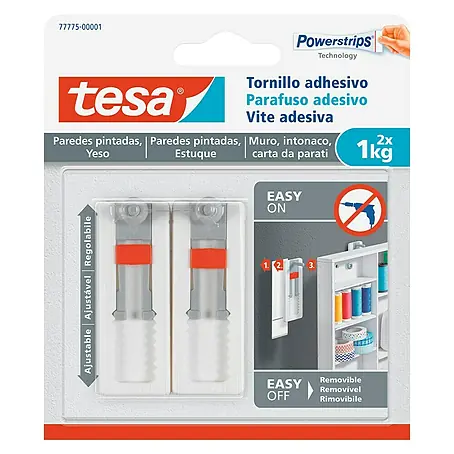 Tesa  Tornillo adhesivo ajustable