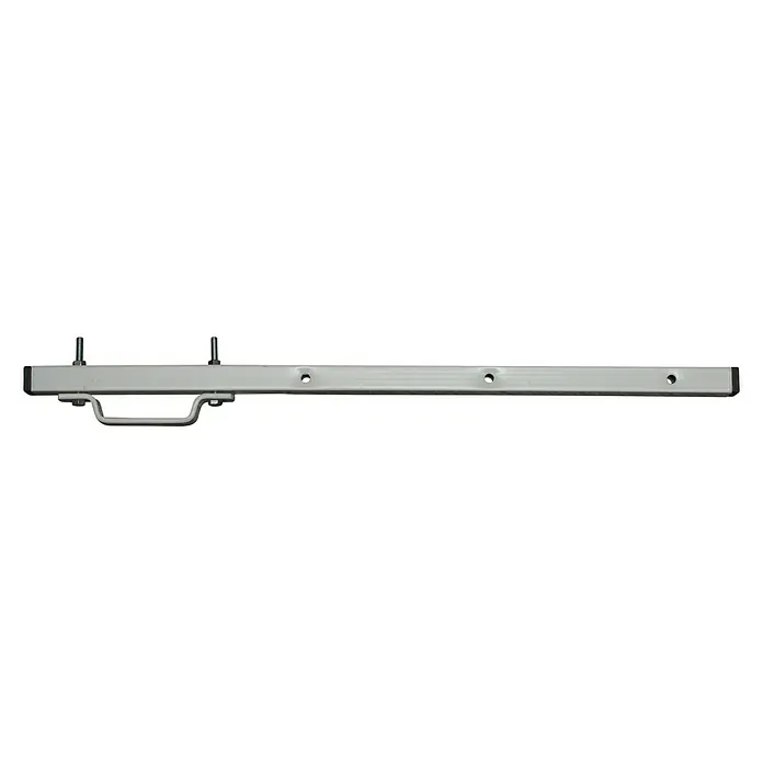 Micel Tendedero de pared para balcón - L x An: 55 x 2 cm, Blanco - Dispositivo de montaje de muebles con asa y pasadores de aluminio para una fijación segura.