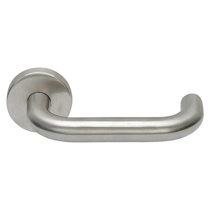 GDK Conjunto de picaporte QDT001 - Acero inoxidable - Manilla de puerta de acero inoxidable, robusta y elegante, ideal para interiores modernos. Perfecta para una fácil instalación en cualquier puerta.