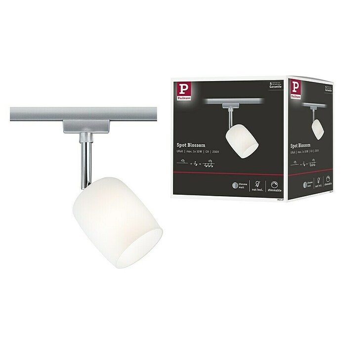 Paulmann URail Spot Blossom (1-flammig, Satin, 10 W, Fassung: G9)