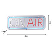 Just Light Led-decoratielamp On Air Wandlamp NEON (l x b x h: 8,5 x 29,5 x 24 cm, Werkt op batterijen) | BAUHAUS