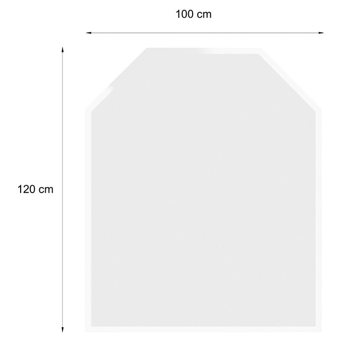 Valo Glasbodenplatte (100 x 120 cm, Sechseckig) | BAUHAUS