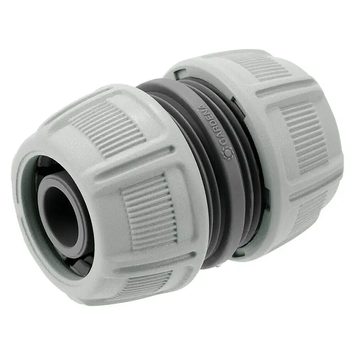 Gardena Reparador de manguera - Diámetro: 19 mm, Plástico - Conector de manguera Gardena para una conexión segura y rápida de mangueras de jardín, ideal para sistemas de riego.