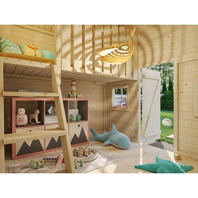 Palmako Caseta infantil (180 x 220 x 228 cm, Natural)