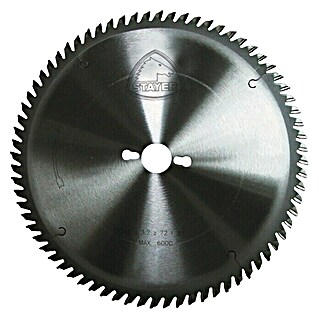 Stayer Disco de corte Widia para madera (Diámetro disco: 305 mm, Espesor disco: 3 mm, Apto para: Madera)