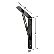 ALPHA LINE GARDEROB.KONS.250X200 SCHWARZ