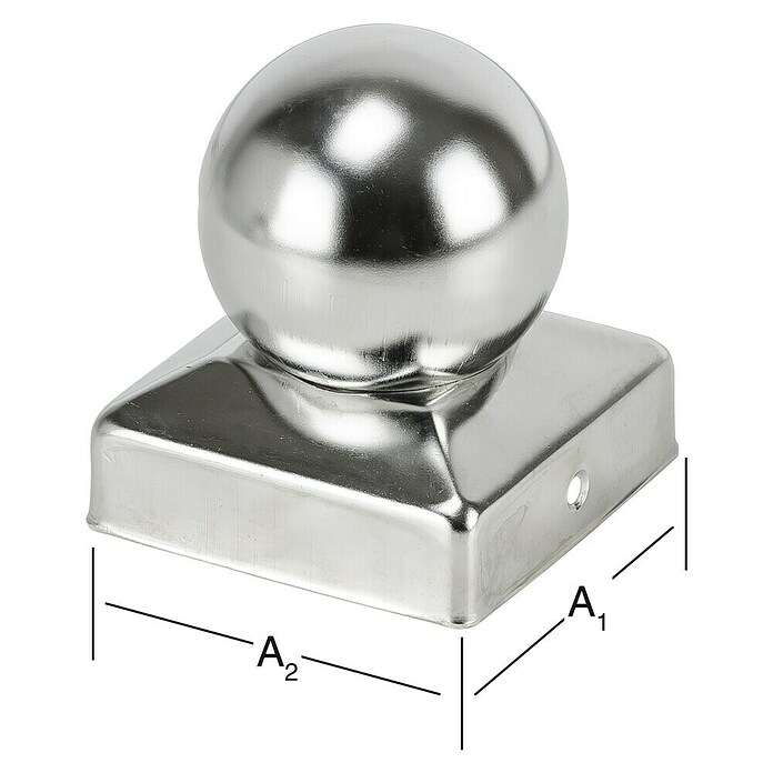 Afdekkap (Zilver, Roestvrij staal) | BAUHAUS
