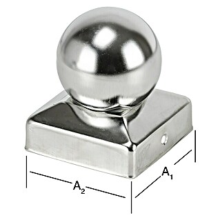 Afdekkap (Zilver, Roestvrij staal)