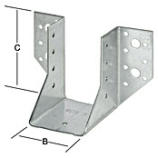 Plankdrager (b x h: 76 x 152 mm, Zilver) | BAUHAUS
