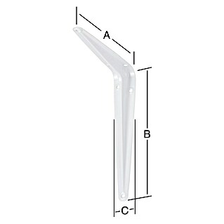 Stabilit Nosač za zidne police (D x Š x V: 100 x 32 x 125 mm)