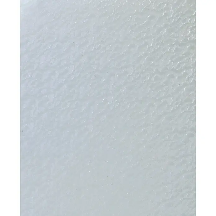 D-c-fix Static Premium Glasfolie Snow - 150 x 67,5 cm, Transluzent, Statisch haftend - Nahaufnahme einer weißen, strukturierten Oberfläche, die subtile Variationen in Textur und Ton zeigt.