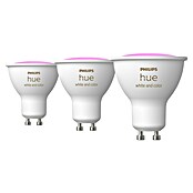 Philips Hue Smart-LED-Lampe White & Color Ambiance (GU10, Dimmbar, RGBW, 400 lm, 4,2 W, 3 Stk.) | BAUHAUS