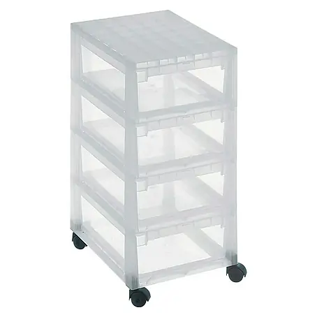 Terry  Cajonera con ruedas Light Tower M Blanco