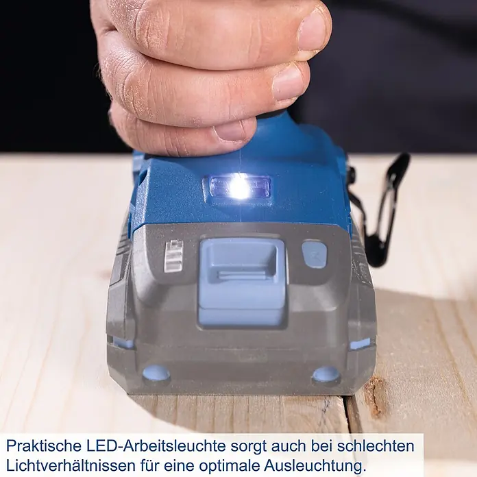 Scheppach IXES 20V Akku-Schlagbohrschrauber BC-CD60-X - 20 V, Ohne Akku, 60 Nm - LED-Arbeitsleuchte für optimale Ausleuchtung auch bei schlechten Lichtverhältnissen. Praktisch und effizient für diverse Arbeiten.
