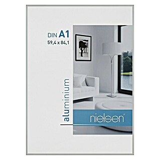 Nielsen Marco de aluminio Classic (DIN A1 / 59,4 x 84,1 cm, Plateado)
