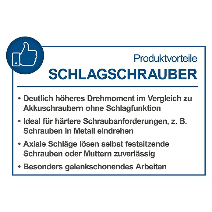 Scheppach IXES 20V Akku-Schlagschrauber C-ID180-X - 20 V, Ohne Akku, 180 Nm - Produktvorteile des Schlagschraubers: Deutlich höheres Drehmoment, ideal für harte Schraubanforderungen und gelenkschonendes Arbeiten.