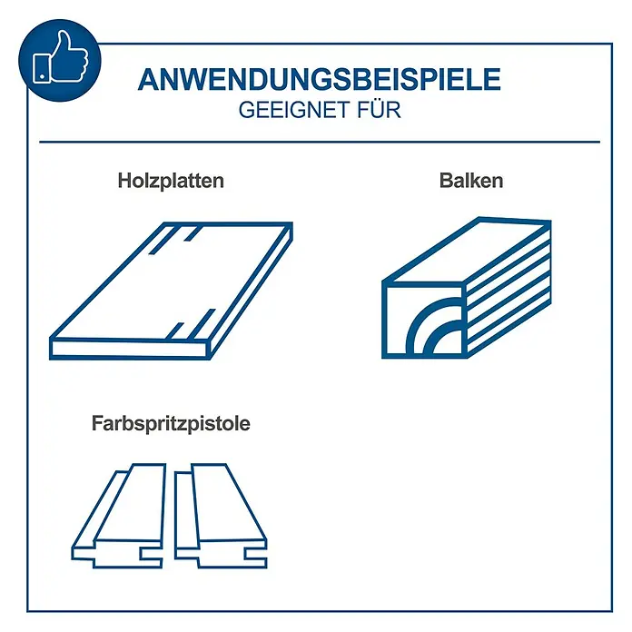 Scheppach IXES 20V Akku-Handkreissäge C-HCS165-X - 20 V, Durchmesser Sägeblatt: 165 mm - Anwendungsbeispiele für Holzplatten, Balken und Farbspritzpistole. Geeignet für verschiedene Holzbearbeitungsprojekte und Farbaufträge.