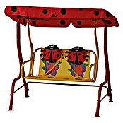 Siena Garden Marie Hollywoodschaukel für Kinder (180 x 78 x 110 cm, Polyester, Rot)