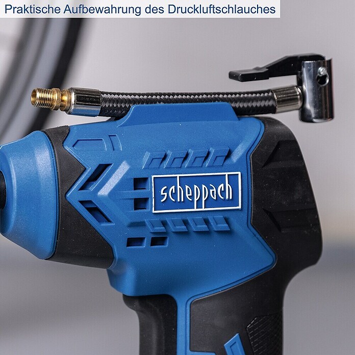 Scheppach IXES 20V Akku-Luftpumpe C-AC20-X (Max. Druck: 7 bar, Autostopp) | BAUHAUS