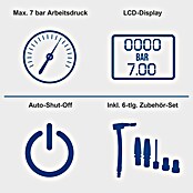 Scheppach IXES 20V Akku-Luftpumpe C-AC20-X (Max. Druck: 7 bar, Autostopp) | BAUHAUS