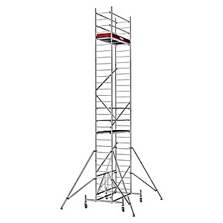 Krause ProTec XS Klappgerüst (Arbeitshöhe: 8,8 m, Bühnengröße: 1,2 m², Belastbarkeit Bühne: 240 kg)