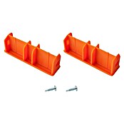 Krause Monto Tapón cabezal Monto (L x An: 97 x 25 mm, 1 par, Naranja)