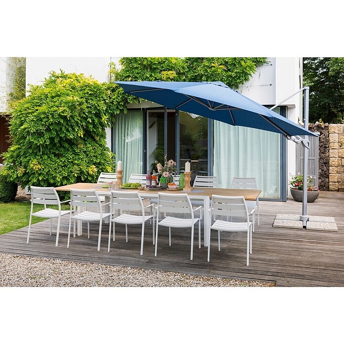 Sunfun Ligurien Suncobran s stalkom (350 cm, Plava)