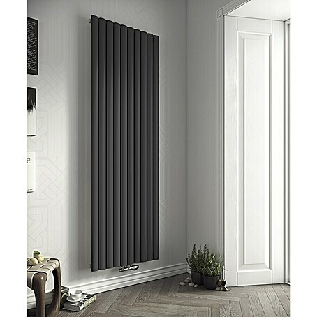 Ximax Raumheizkörper Fortuna (B x H: 584 x 1 800 mm, Wärmeleistung bei Vorlauftemperatur von 75 °C (D: 50): 1 236 W, Anthrazit)